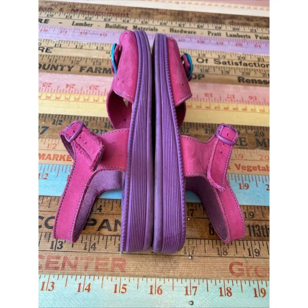 Elefanten Sandals Pink Girls Yourh EU Size 30 US 12 Leather Colorful Germany